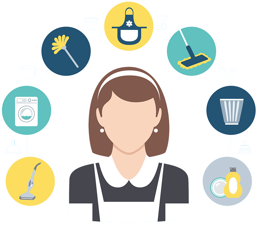 Maid Service Illustration